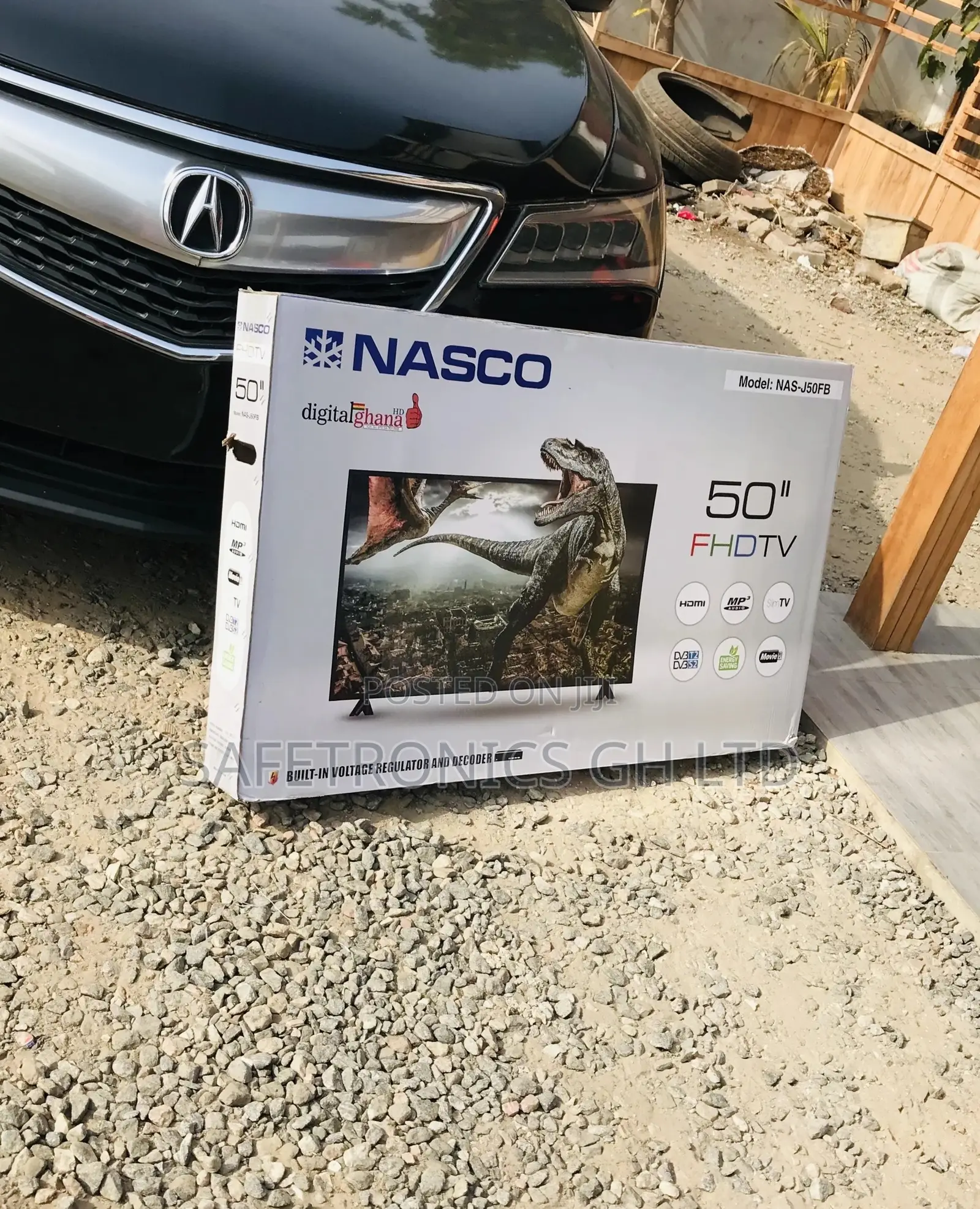LED Glossy Nasco Black Electric 50 Inches Digital Full HD Tv