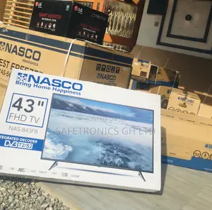 Nasco Digital Full HD Black Electric 43 Inches Glossy LED Tv