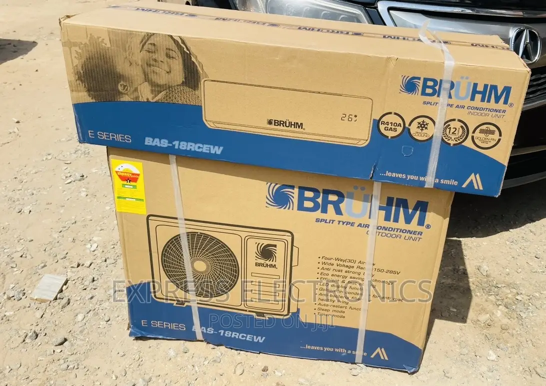 1.5hp Split R410 Gas Bruhm AC Call and Order For