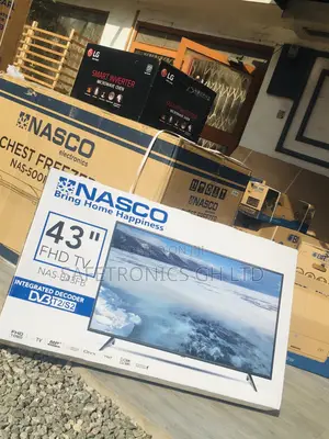 Digital 43 Inches Glossy LED Black Full HD Electric Nasco Tv