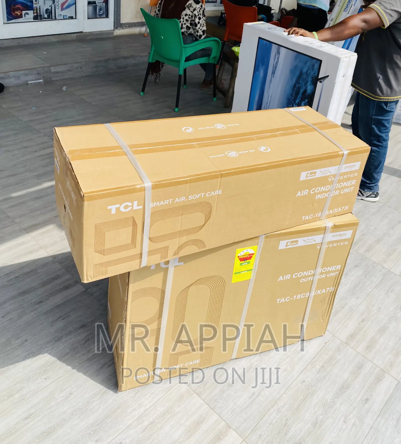 Newly in Stock TCL 2.0hp Split Type Inverter Ac,White.