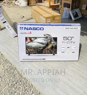 Get Original Nasco 50” Digital Satellite Led Tv(Black).