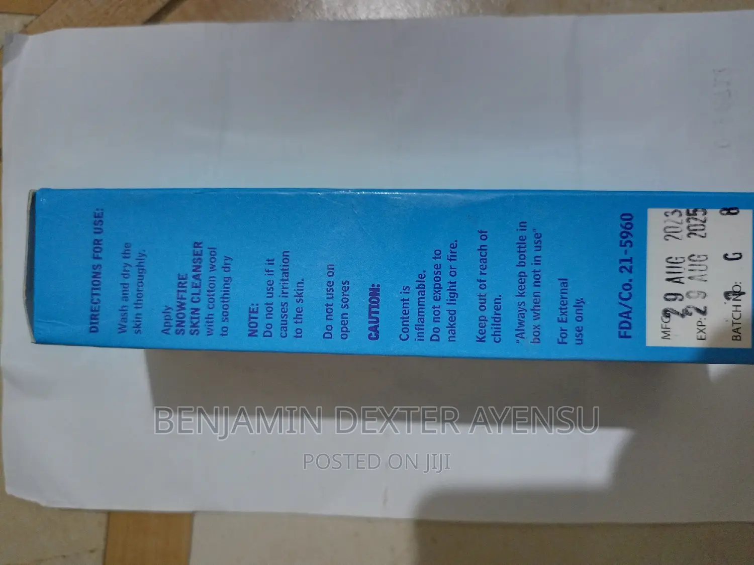 Snowfire Skin Cleanser