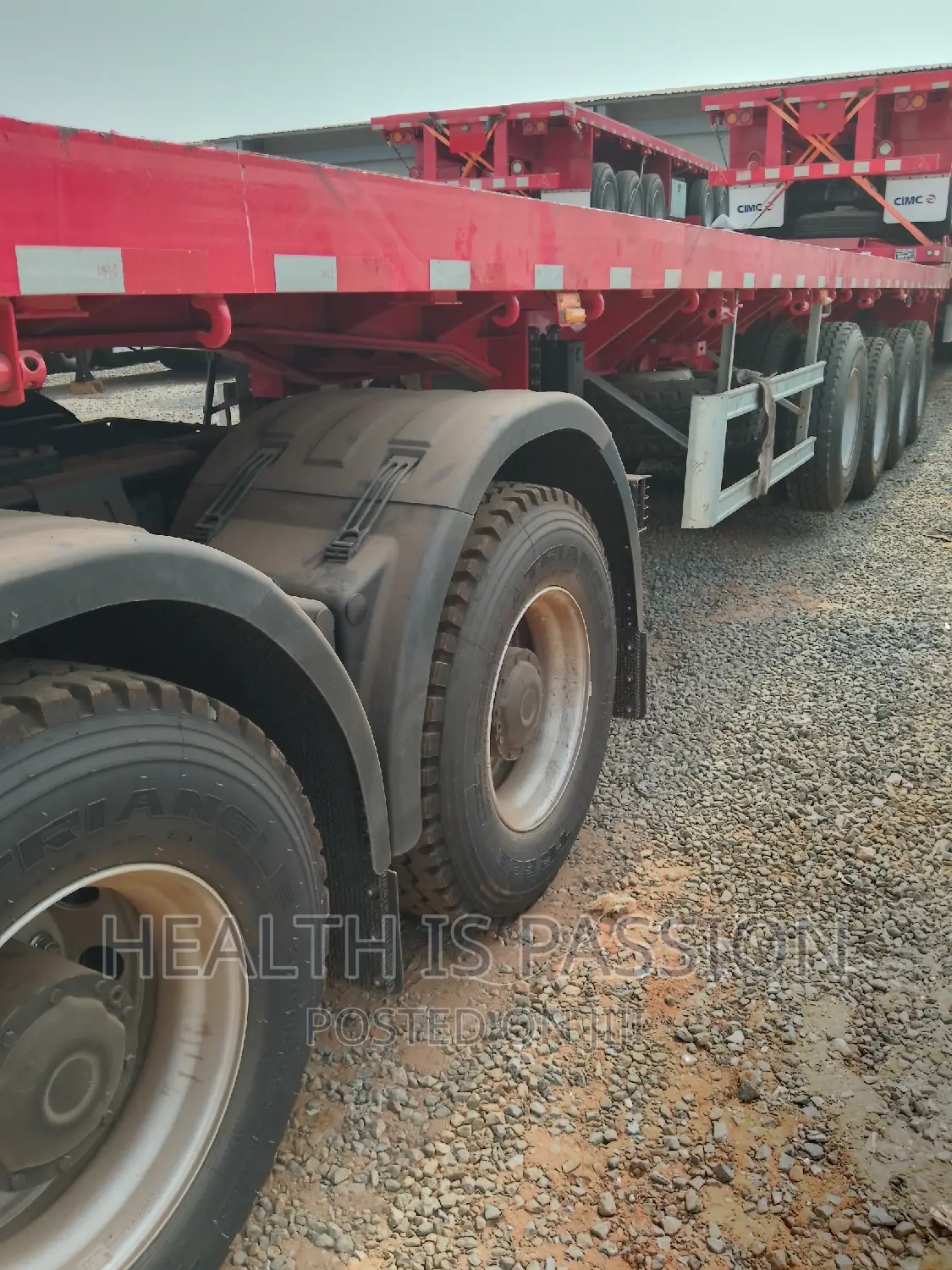 Brand New Flatbed Trailer, 4axle, With Double Tyres,