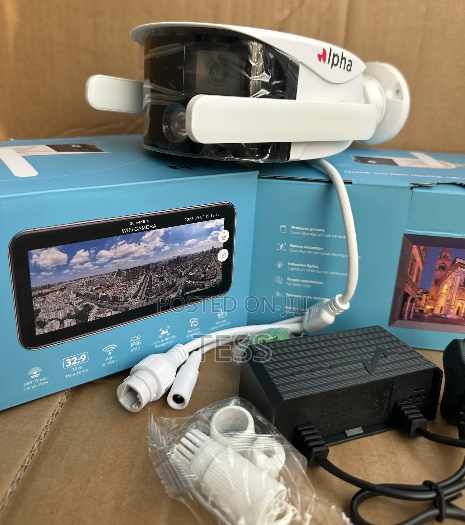 Wifi Camera 4MP Large Field of View Eye Opener Panorama