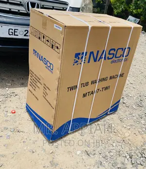 Purchase Original Nasco 7kg Twin Tap Washing Machine.