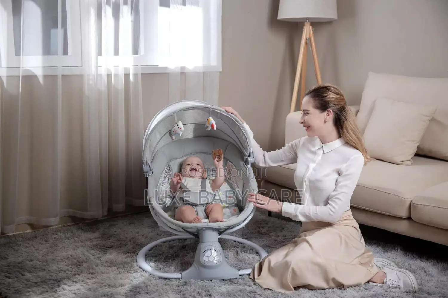 Portable Light Weight Baby Rocking Cradle Swing