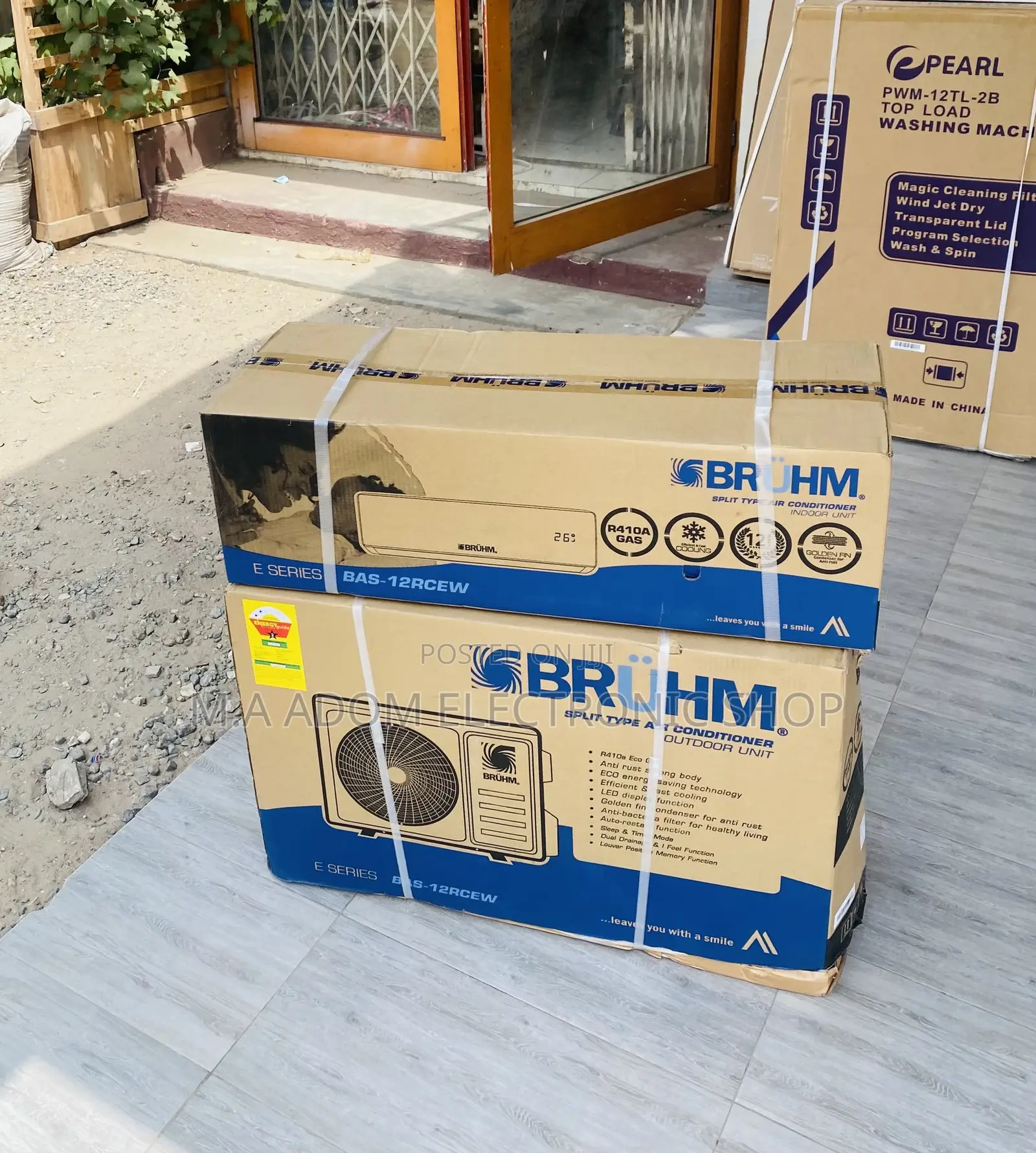 Anti-Rust Durable Body Bruhm 2.0hp Splittype Air Conditioner