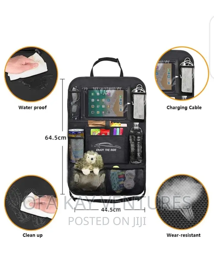 Car Seat Multi-Pocket Holder