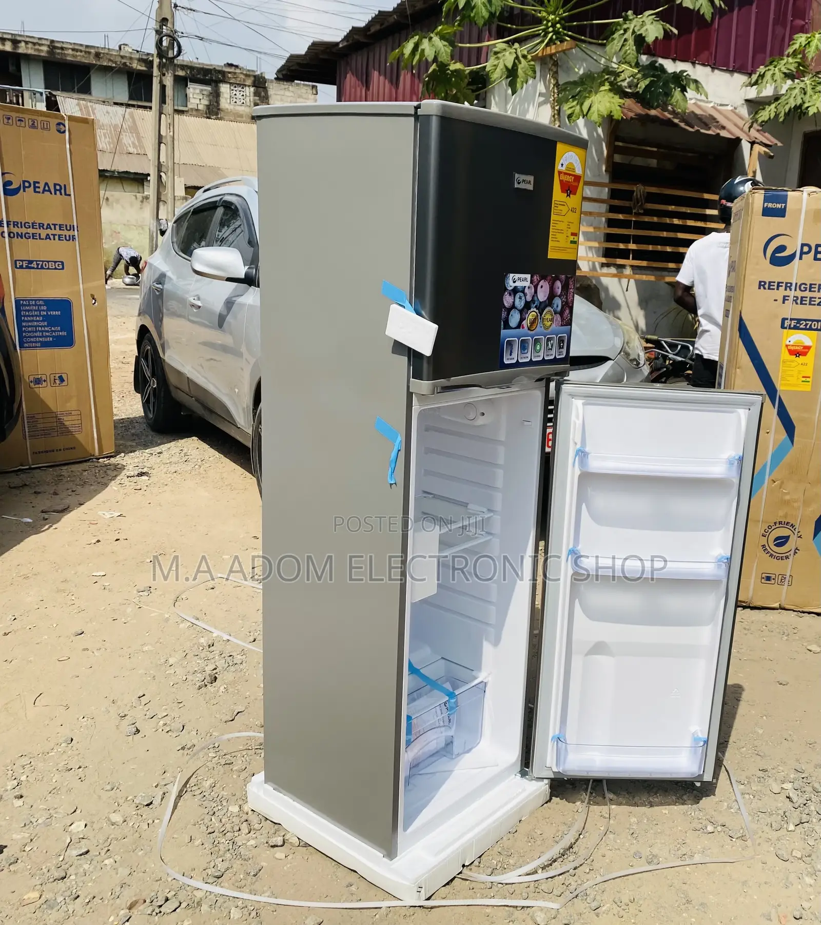 Purchase Quality Pearl PF-270 Ix 2 Door Electric Fridge,Gray