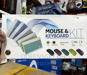 Wireless Chargeable, Bluetooth Keyboard With Mouse