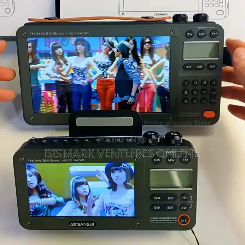 Video, FM Radio Wireless Bluetooth 7 Inches
