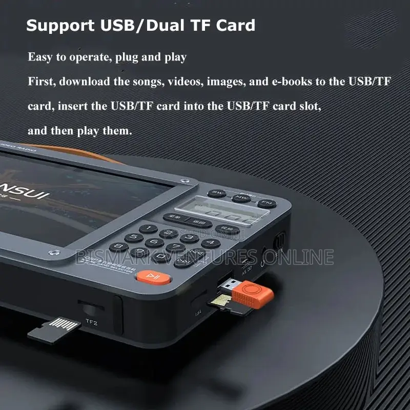 Video, FM Radio Wireless Bluetooth 7 Inches