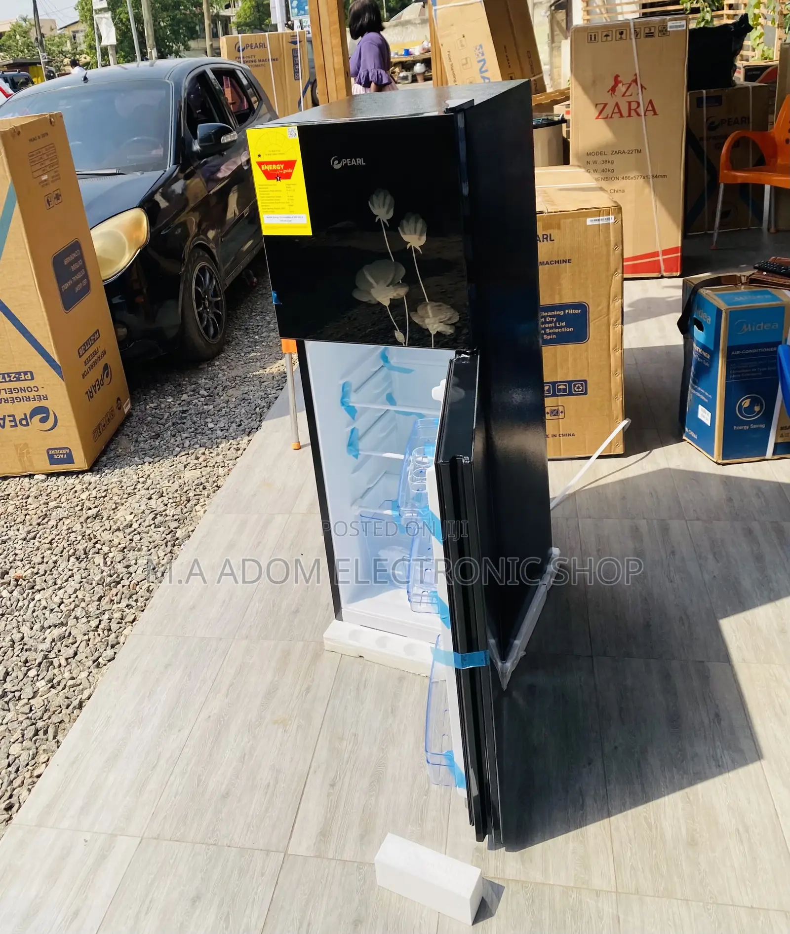 Purchase Pearl Pf217t-2b Double Door Refrigerator.