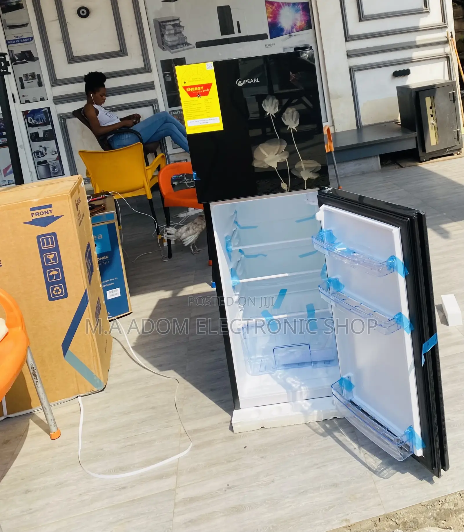 Purchase Quality Pearl Pf217t-2b Double Door Fridge.