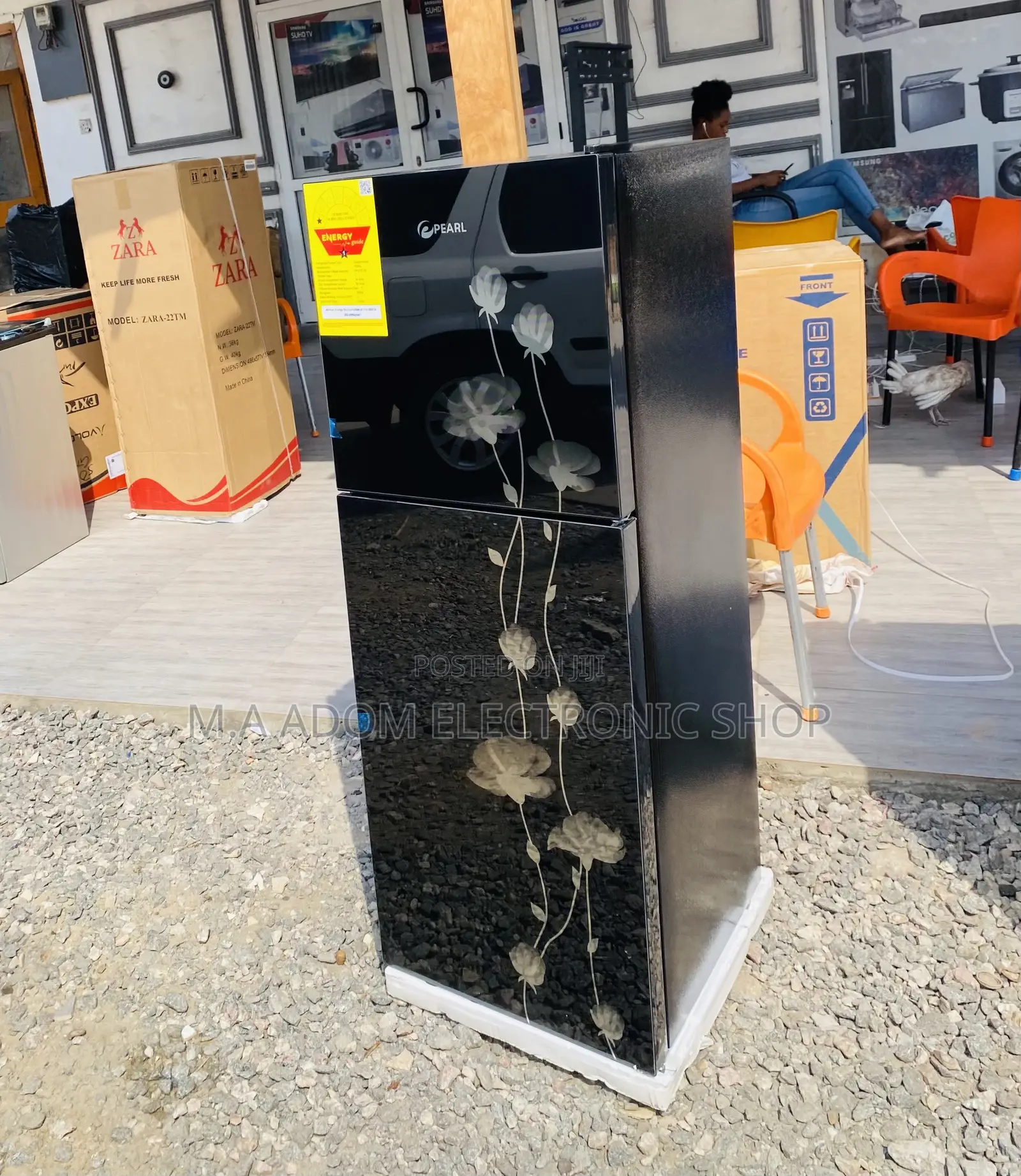 Purchase Classic Pearl Pf217t-2b 2 Door Refrigerator.