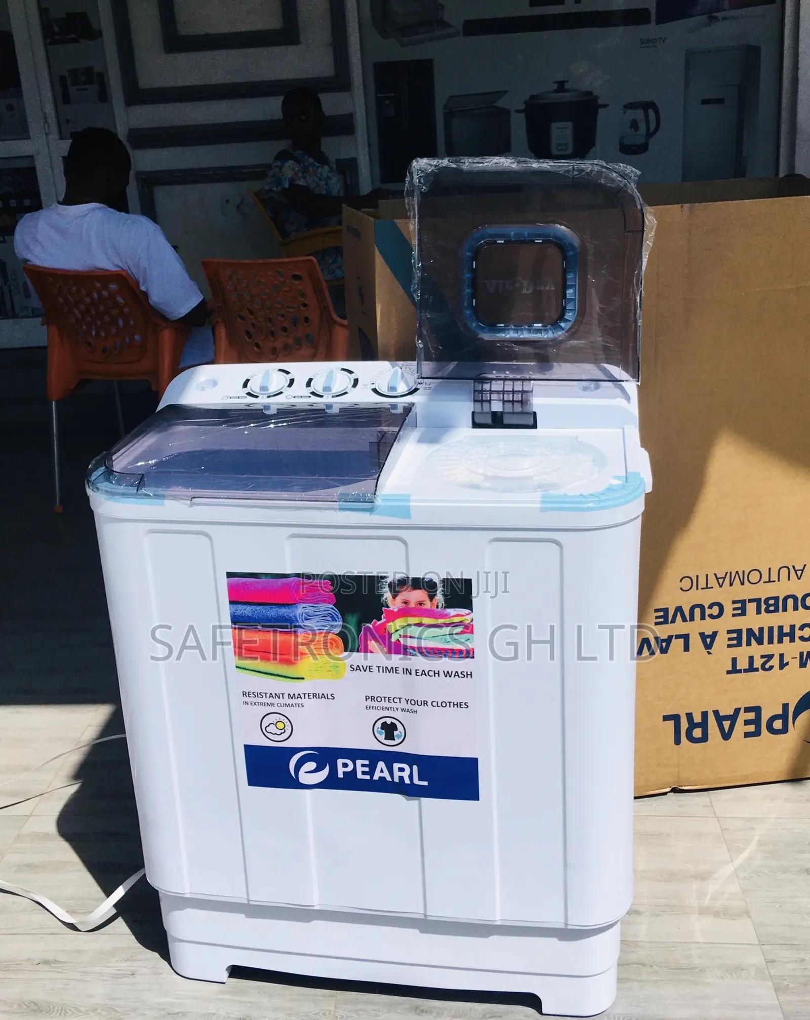 Semiautomatic 12kg Topload Washingmachine Elegant Pearl