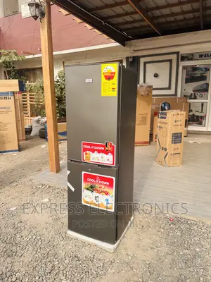 Get a New Grey Zara 240BF Double Door Fridge