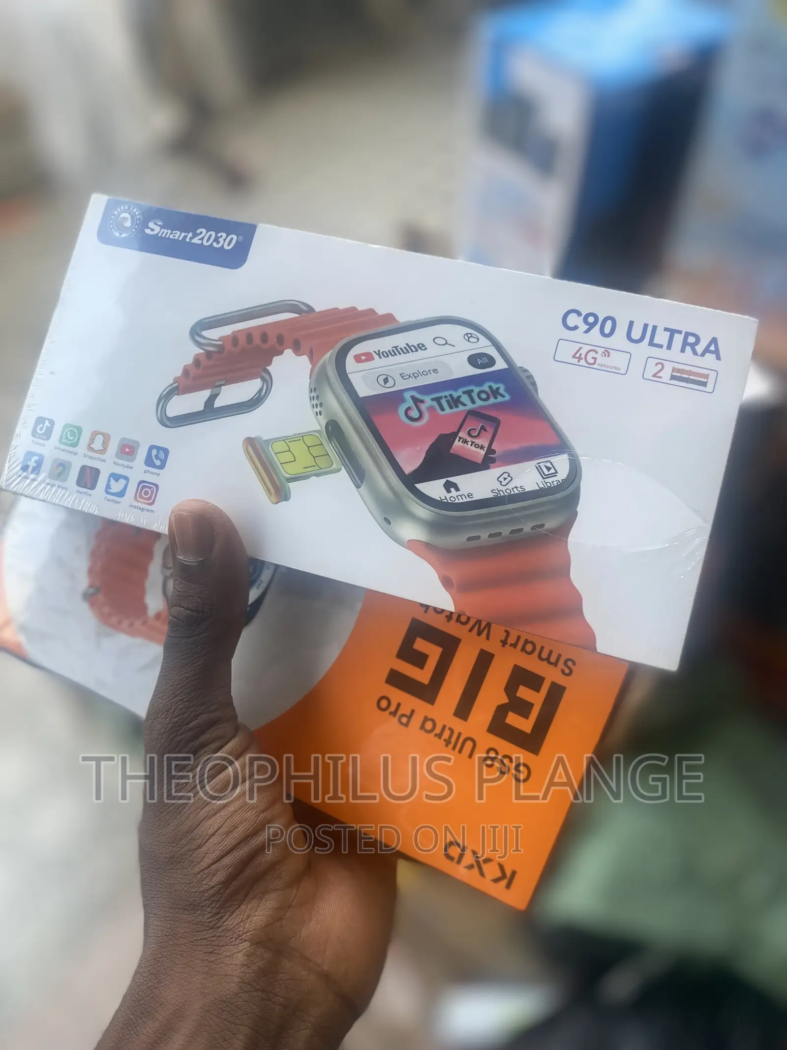 I80 Smart Watch Combo , Multiple Straps Plus Free Airpods