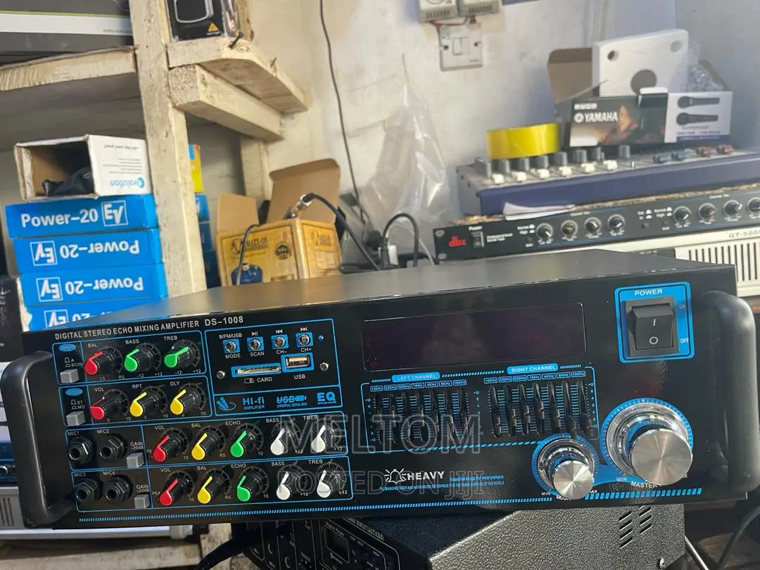 HEAVY DS-1008 Digital Stereo Echo Mixing PA AMPLIFIER
