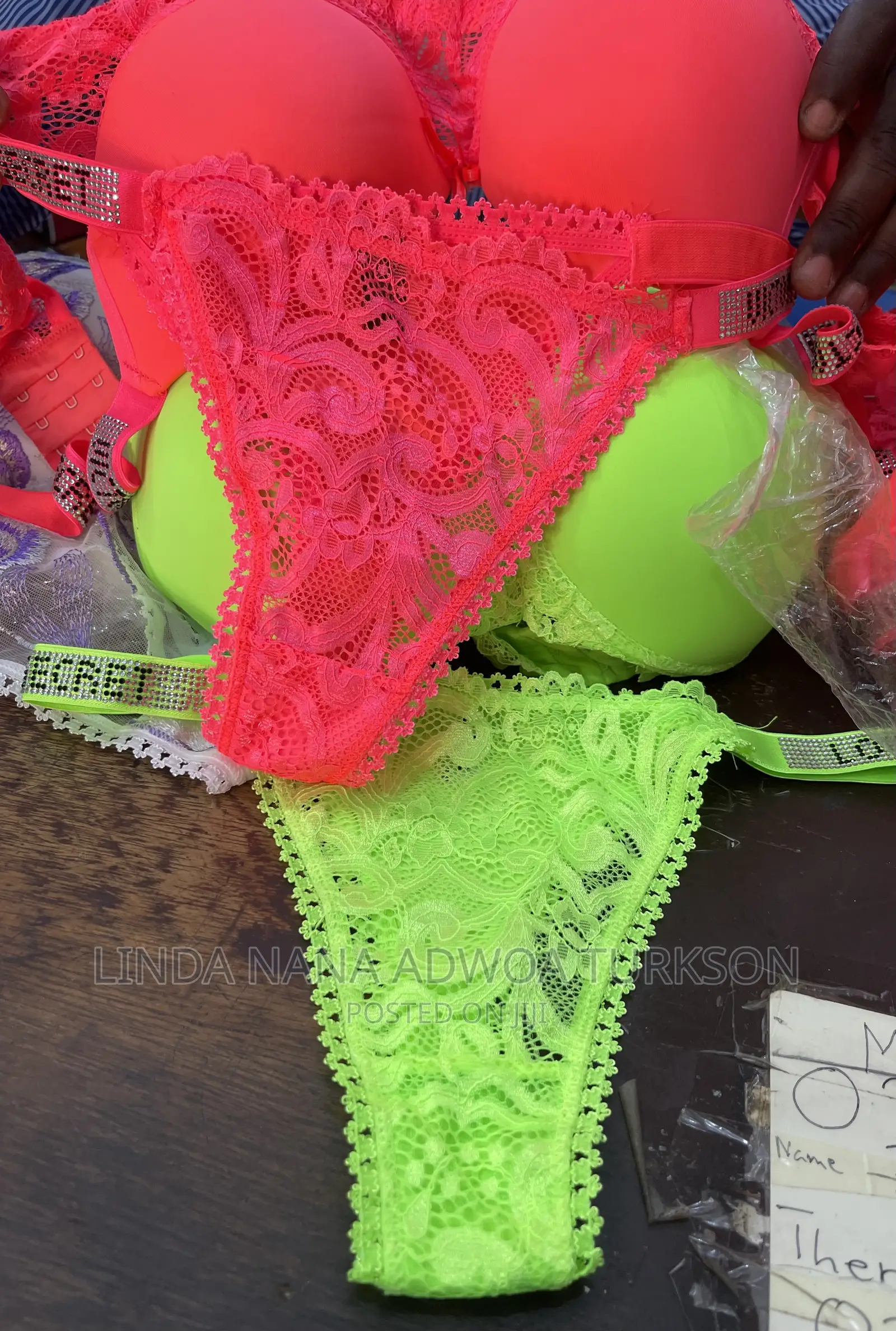 Victoria’S Secret Panty and Bra Set.