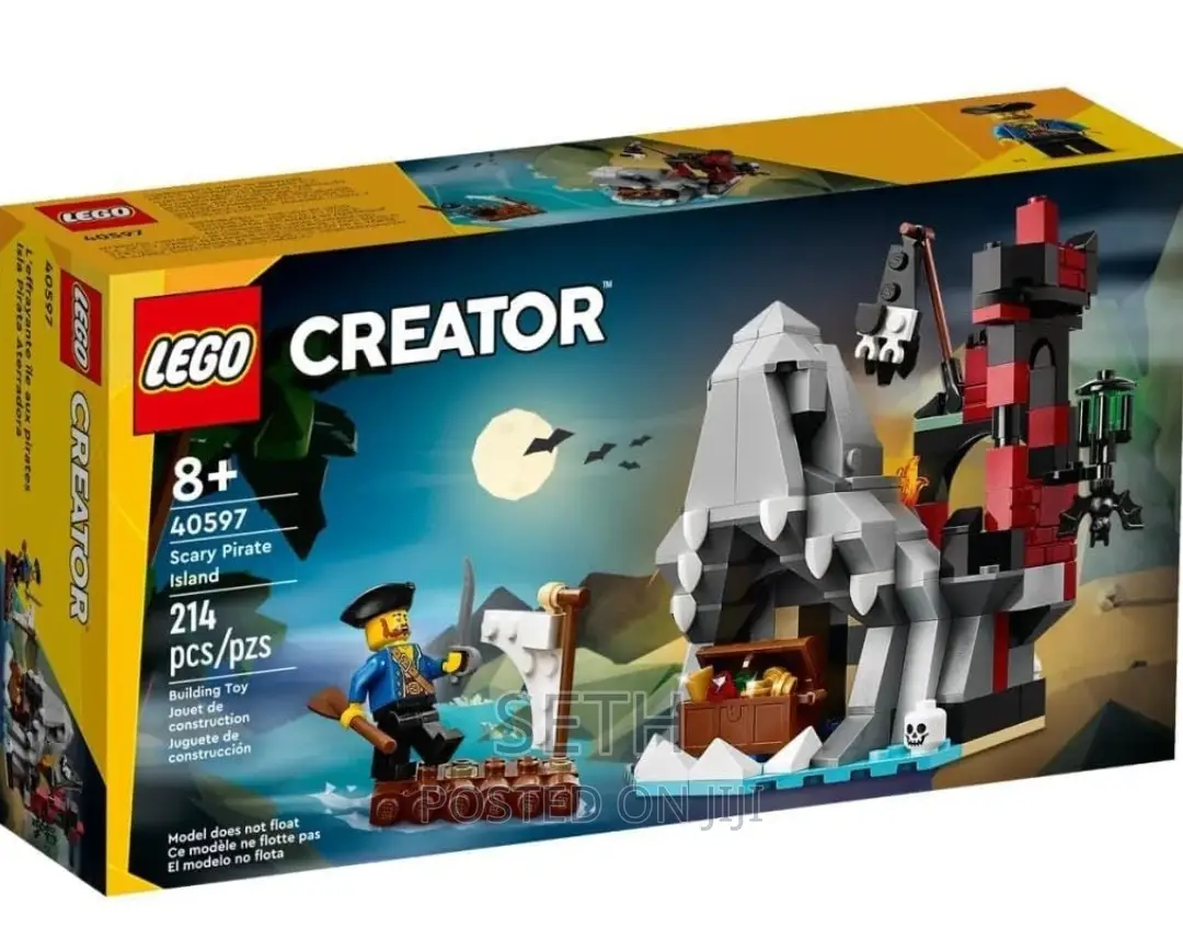 LEGO Scary Pirate Island GWP Building Set (40597, 214 Pcs)