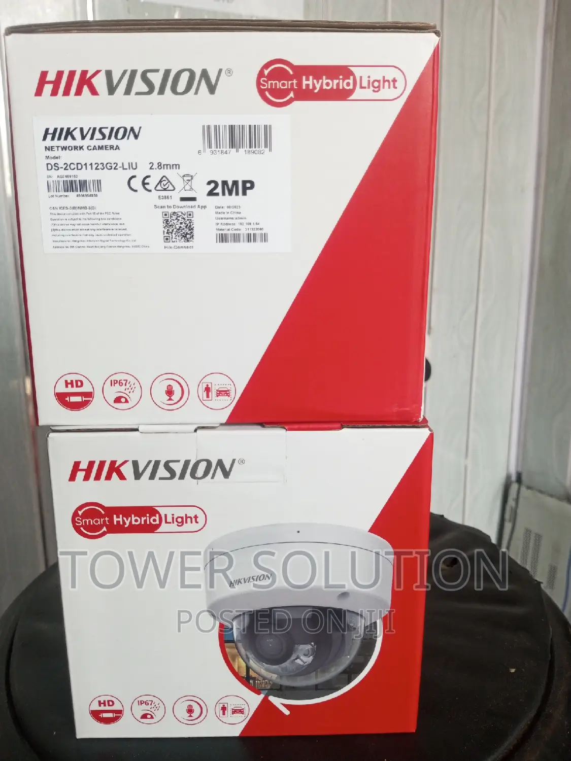Hikvision Smart Hybrid 2mp Ip Camera Dome