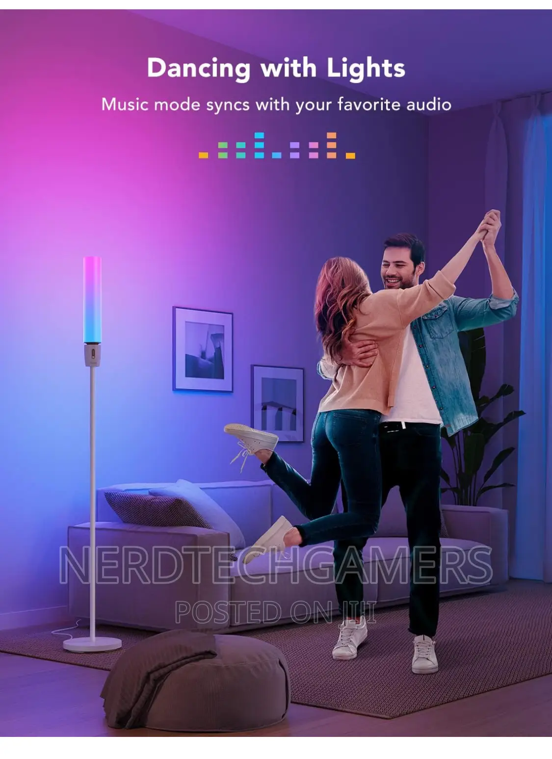 Govee RGBIC Cylinder Floor Lamp
