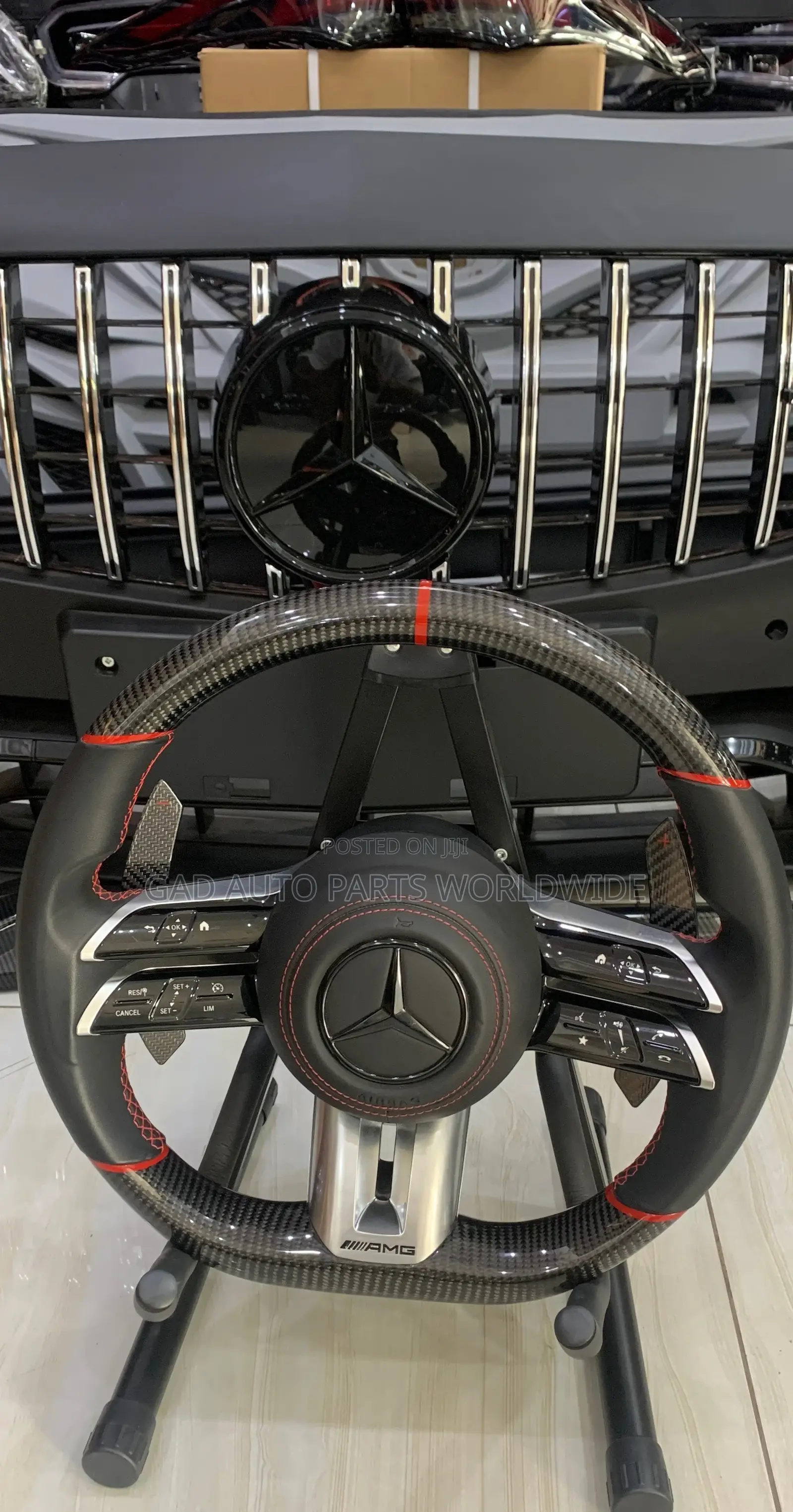 Mercedes Benz Amg Steering Wheel Cabon Fibre 2015-2023