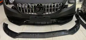 Mercedes Benz W205 Carbon Fibre Bumper Lip 2015-2022