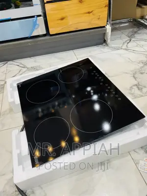 Electric Midea MC-HF605 4 Burner Built-in Cooker,Black.