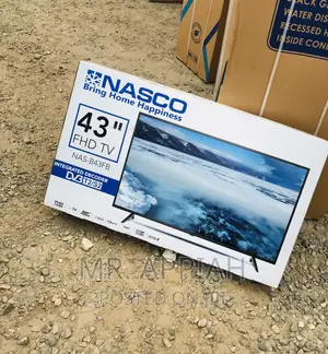 High Quality Nasco 43 Inch Digital Satellite Electric Tv.