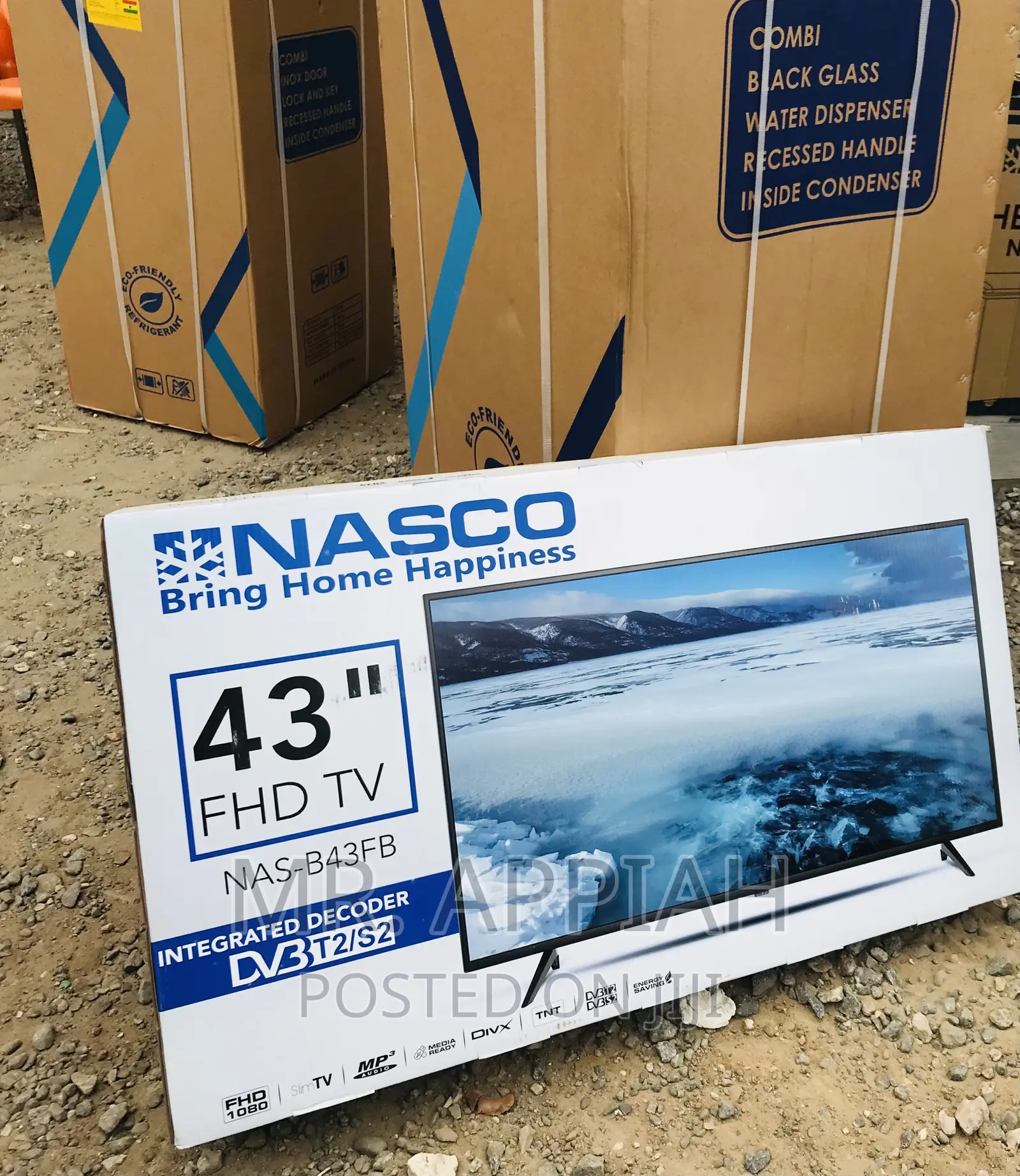 Affordable Nasco43” Digital Satellite Electric Led Tv,Black