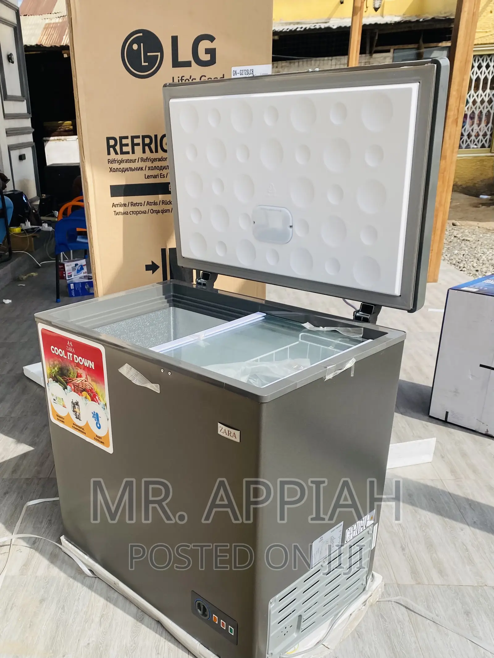 Well Design Zara 260 Single Door Electric Chest Freezer.