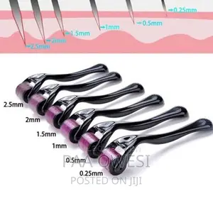 Derma Roller for Skin, Beard Hair (0.5,1.0,1.5 2.0 Mm)