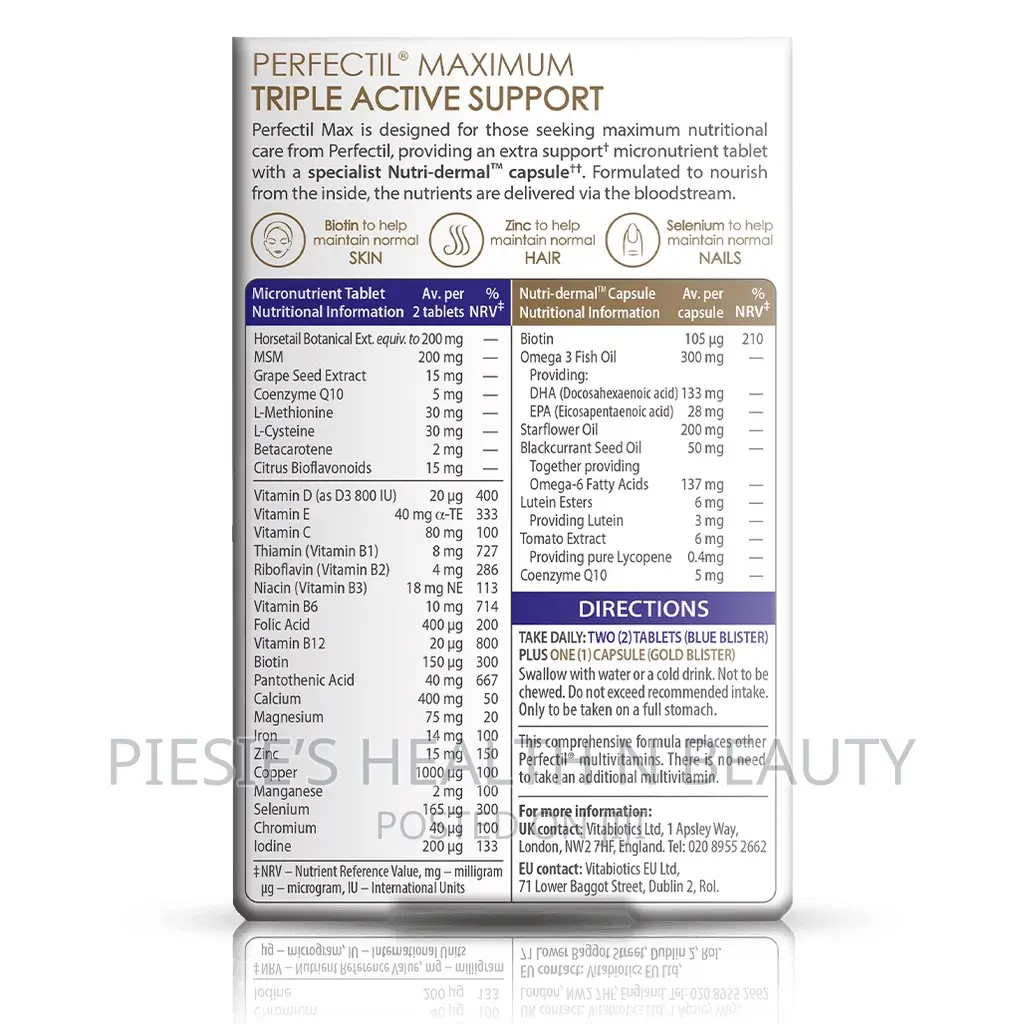 Perfectil Max Tablets 84s