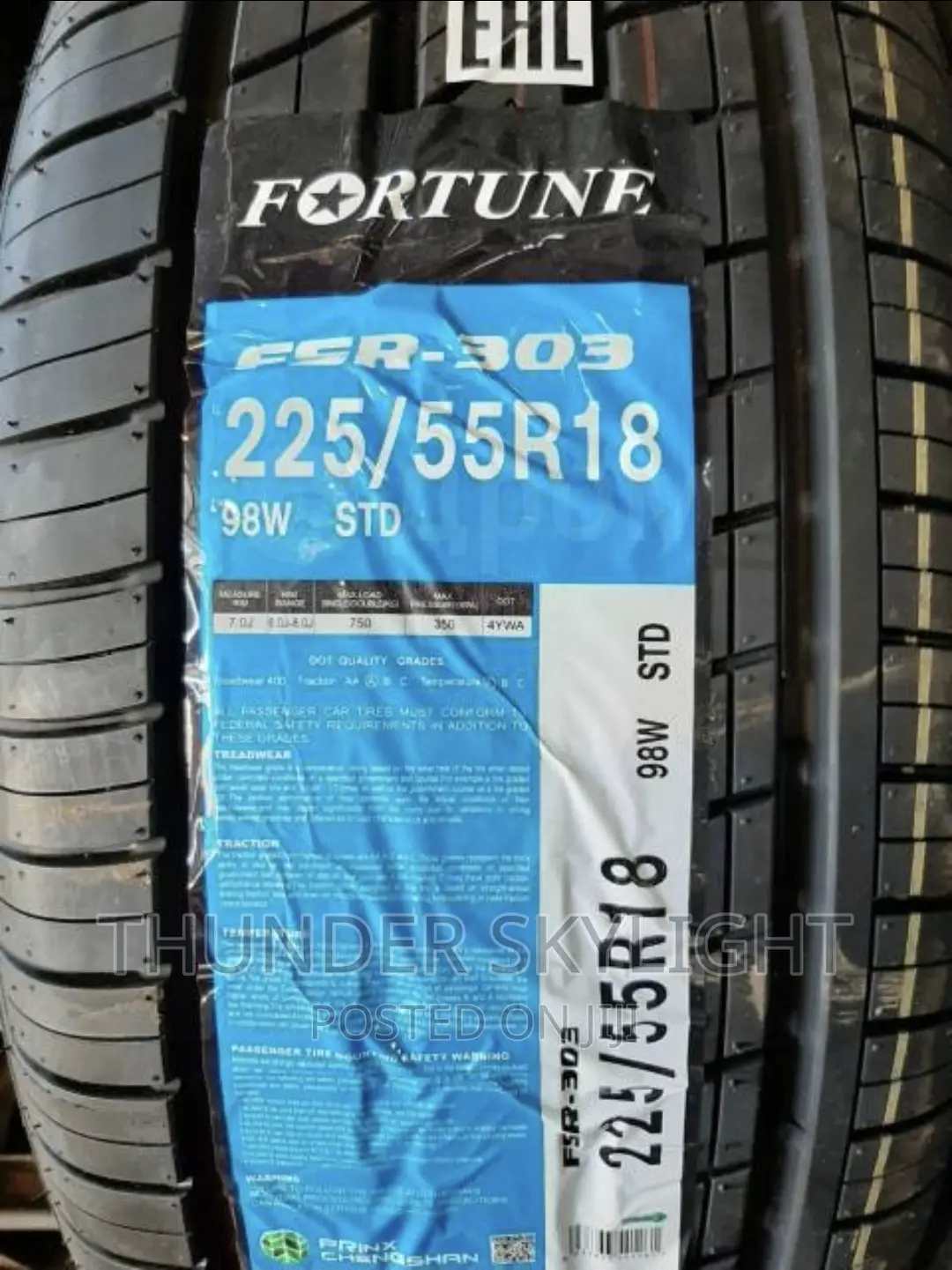 225/55r18 All Season Tyre Fortune