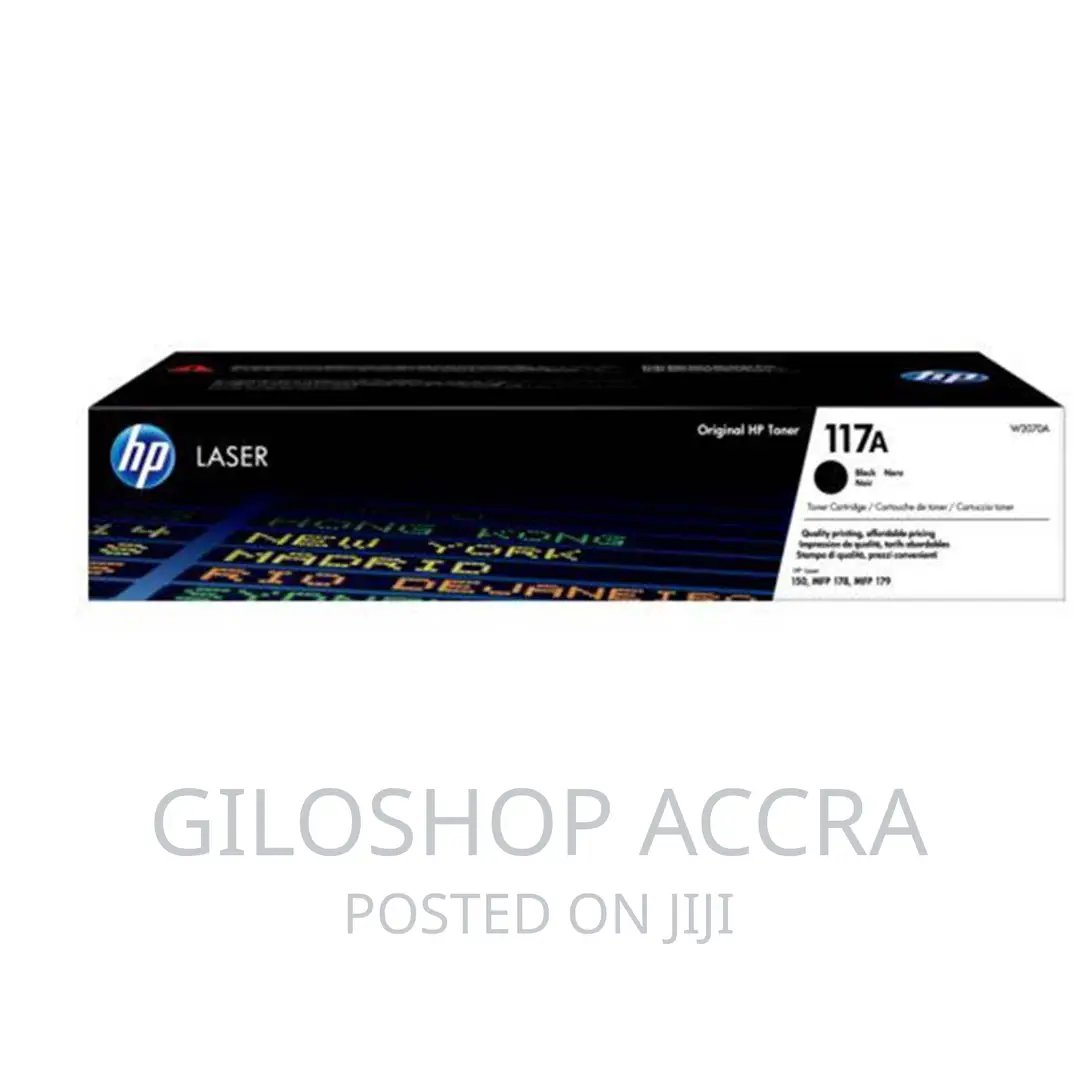 Hp W2070a 117a Laser Toner Cartridge, Black