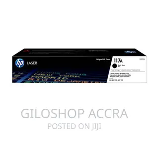 Hp W2070a 117a Laser Toner Cartridge, Black