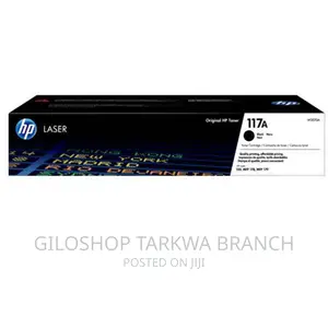 Hp W2070a 117a Laser Toner Cartridge, Black