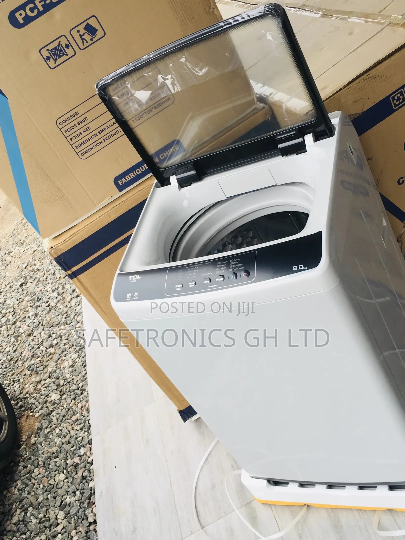 Reliable 7kg Washingmachine Topload Semiautomatic TCL Gray