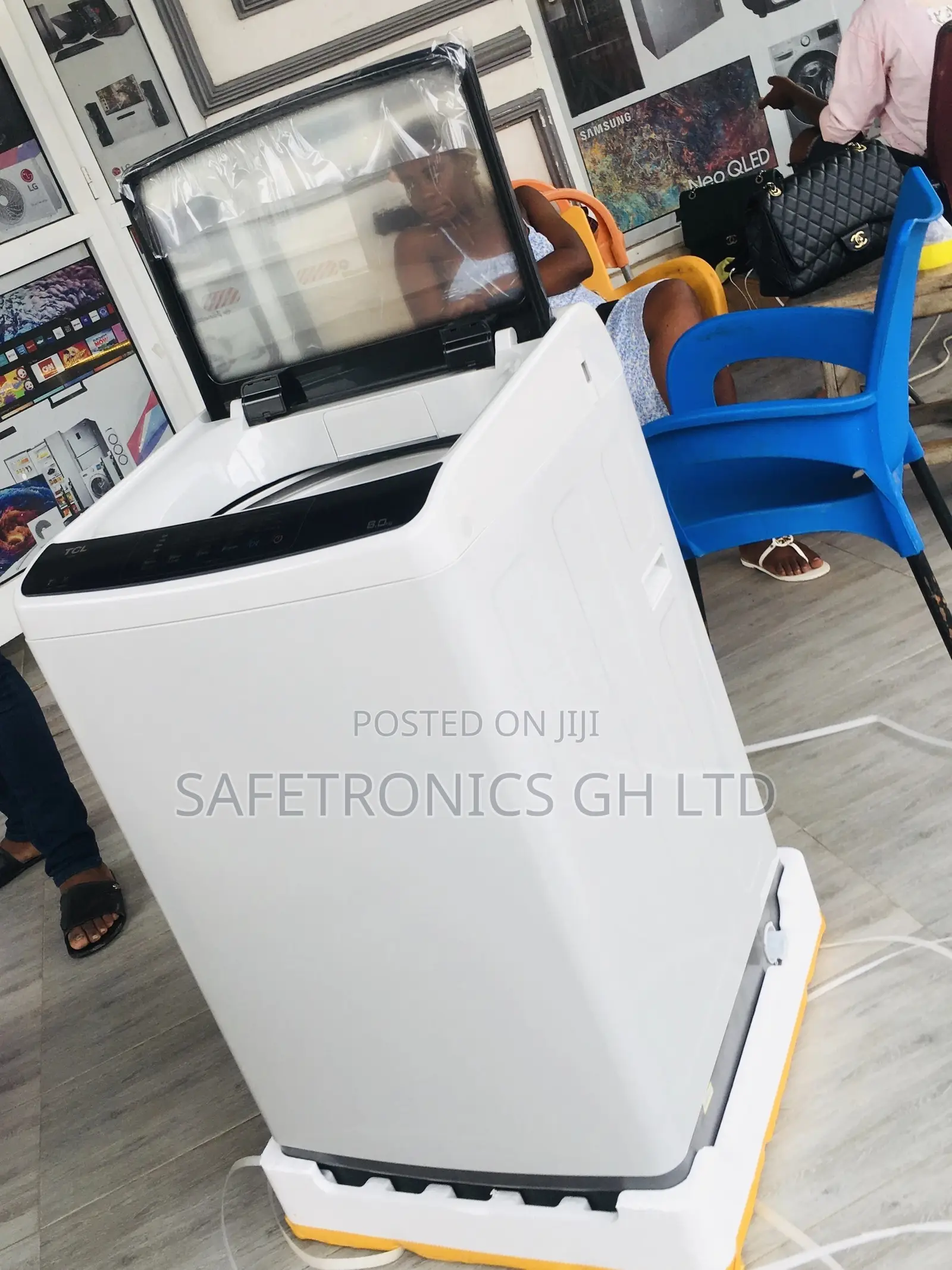 Gray 7kg Washingmachine TCL Topload Semiautomatic Lasting