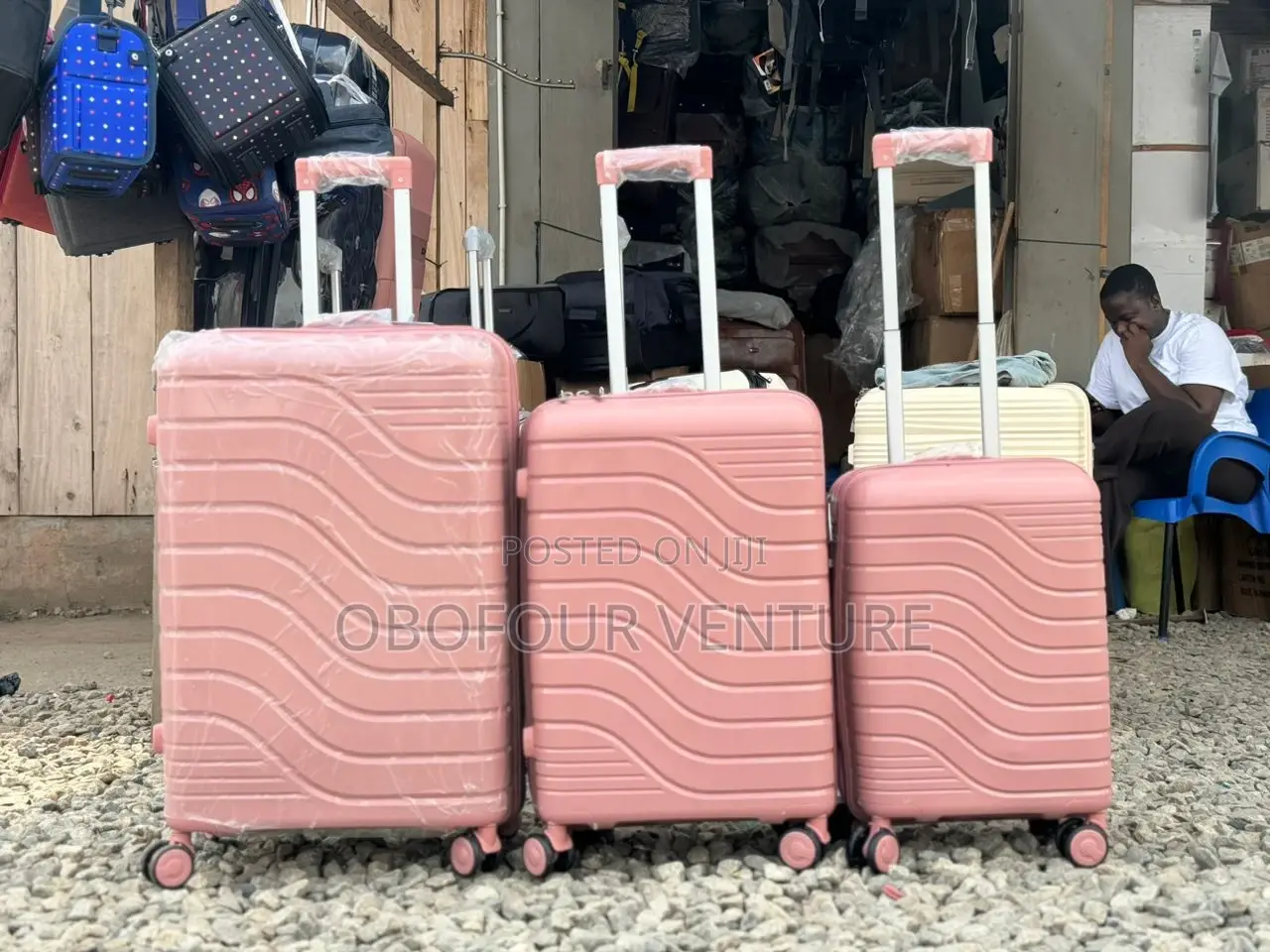 ENGEL 3 IN 1 Rose Gold LUXURY LUGGAGE