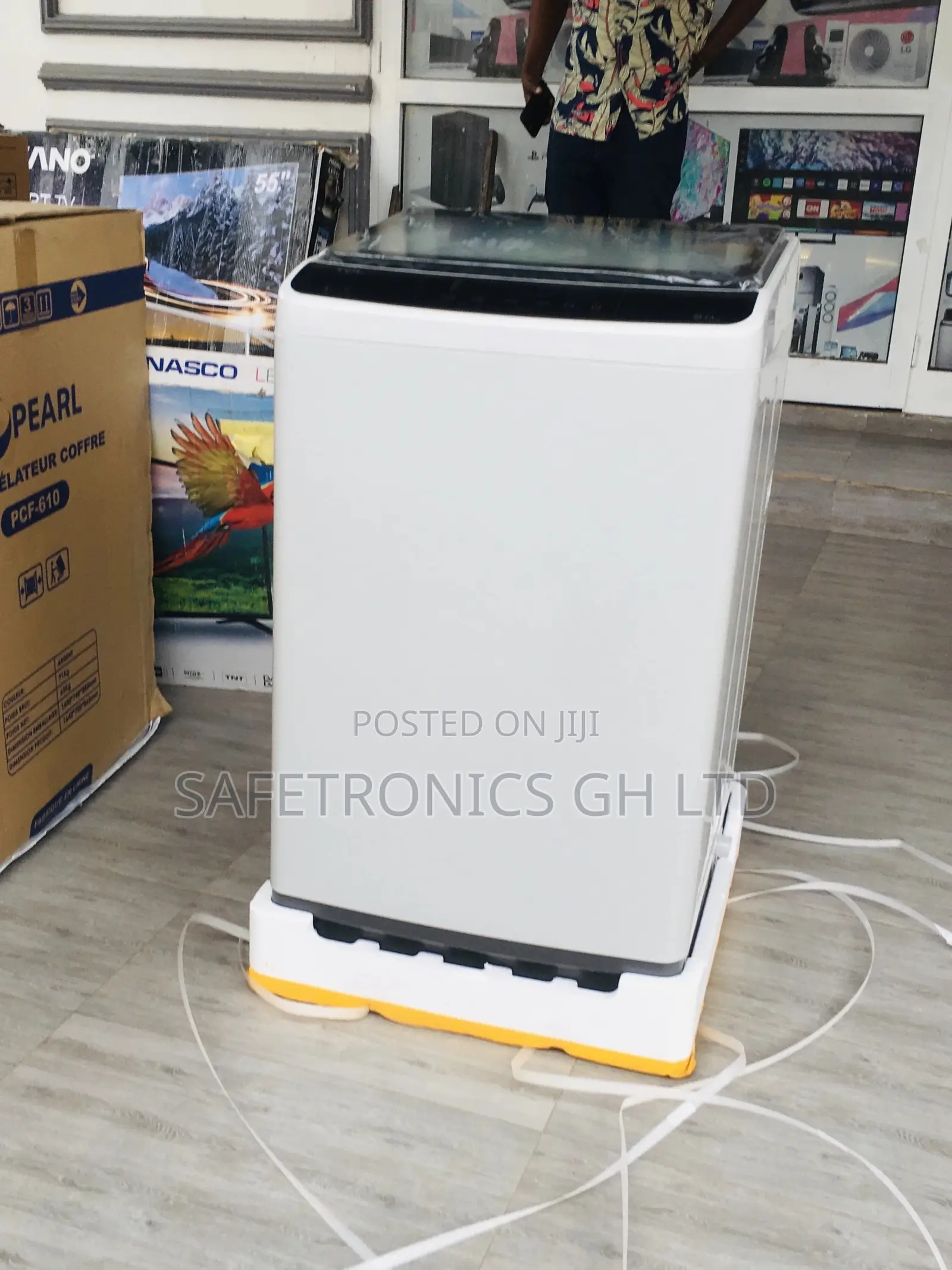 Topload Semiautomatic TCL Gray Lastest Washingmachine 7kg