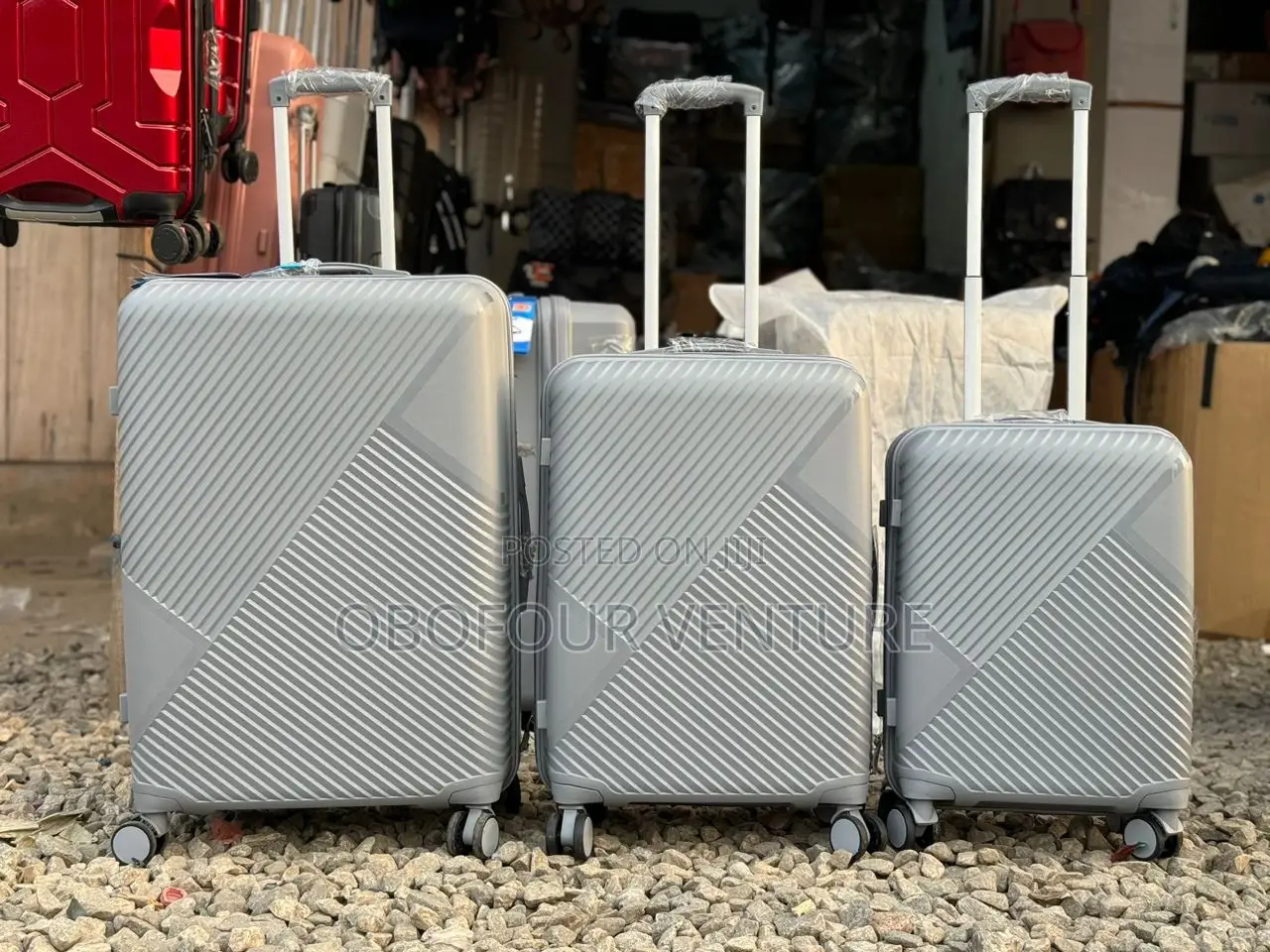 ENGEL 3 in 1 GREY LUXURY LUGGAGE 