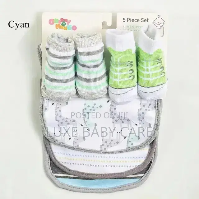 Baby Bib Socks Set