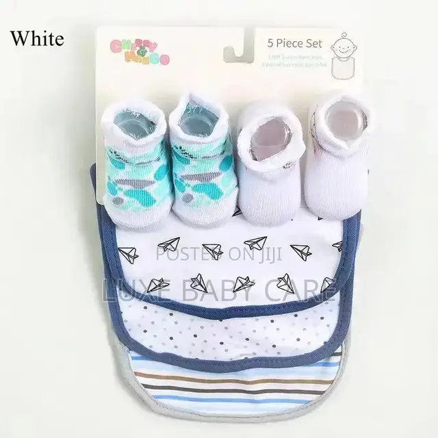 Baby Bib Socks Set