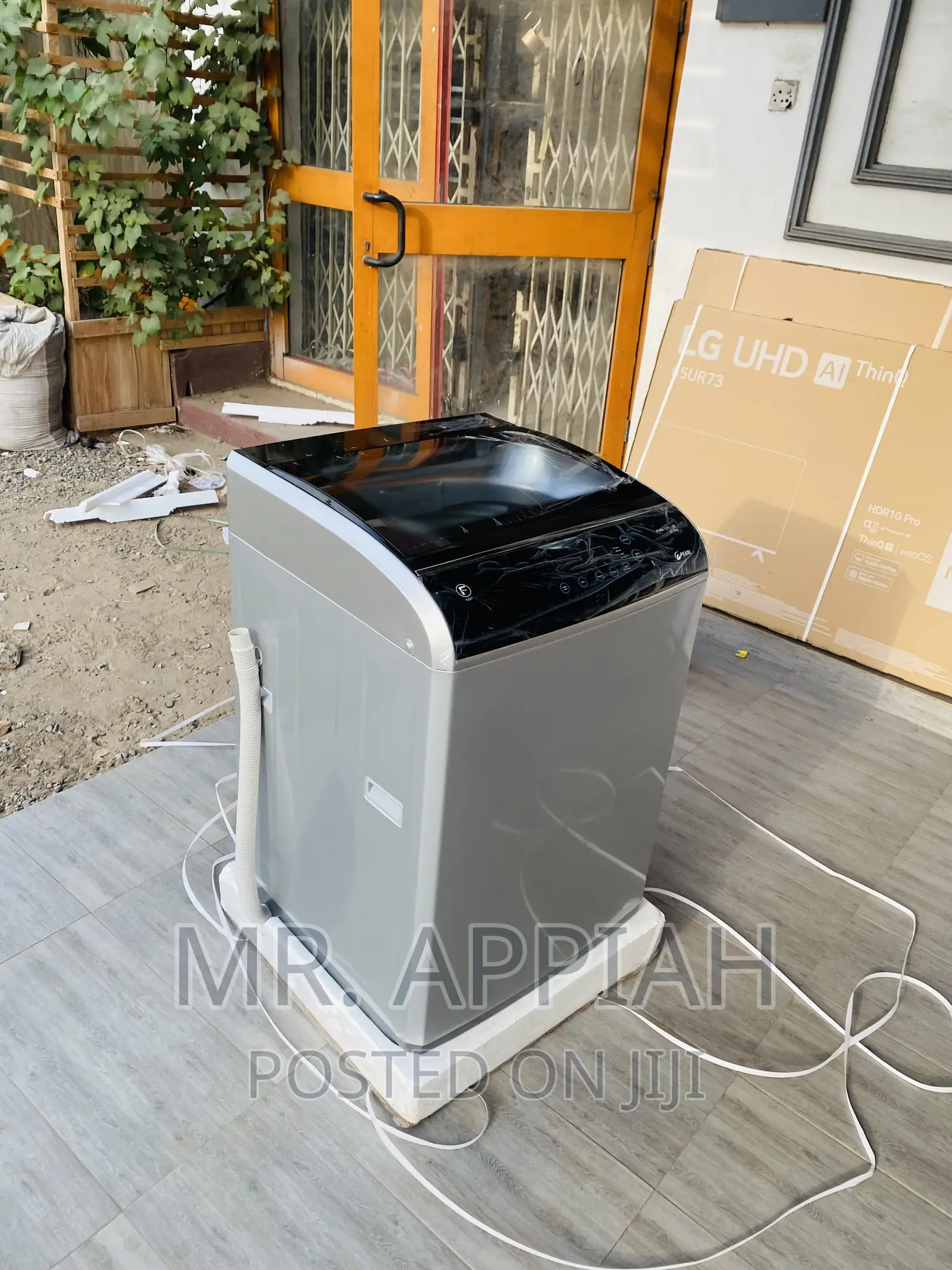 Brand New Pearl PWM 12tl-2b 12kg Washing Machine,Gray.