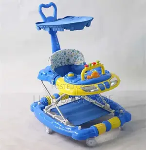 Baby Walker With Sun Roof Lights, Music Side Stroller