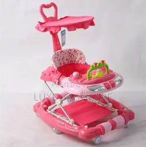 Baby Walker With Sun Roof Lights, Music Side Stroller